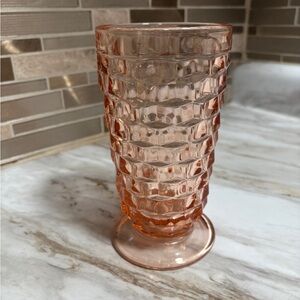 Elegant Peach Whitehall Glass